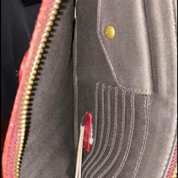 Madewell all  Leather  Clutch NEW - Picture 3 of 4